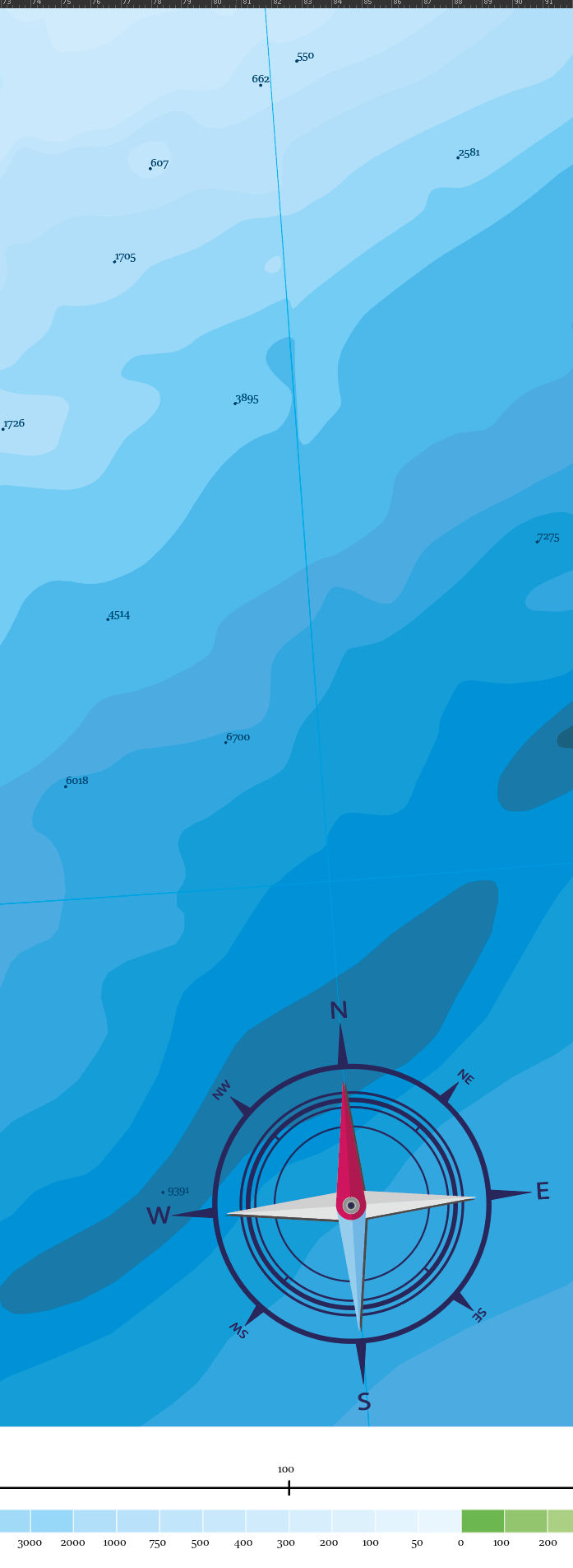 Векторная физическая карта Сахалинская область-ФБ
