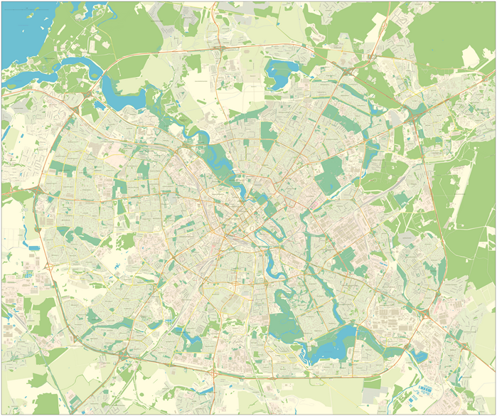 Векторная карта Минск-ВС