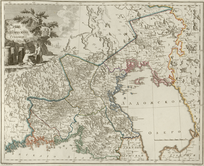 Карты Выборгской губернии Карты Выборгской губернии