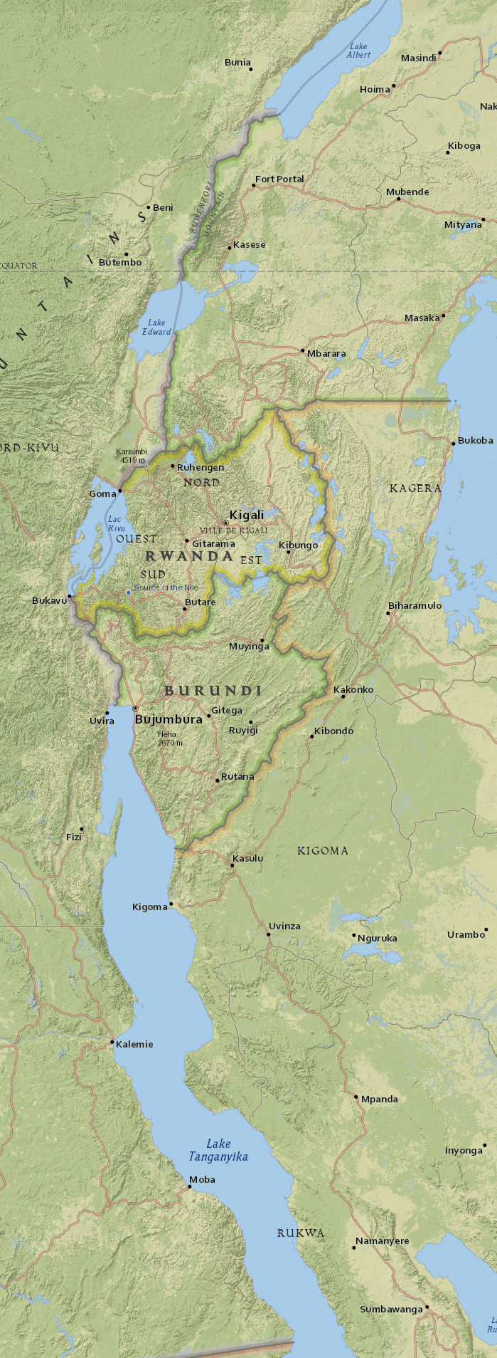 Карта Africa-NG