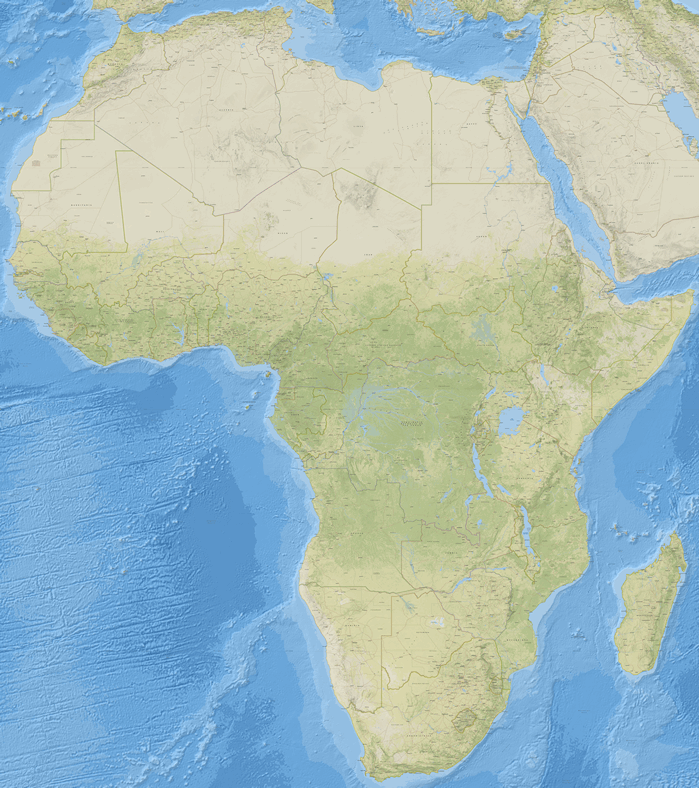Карта Africa-NG