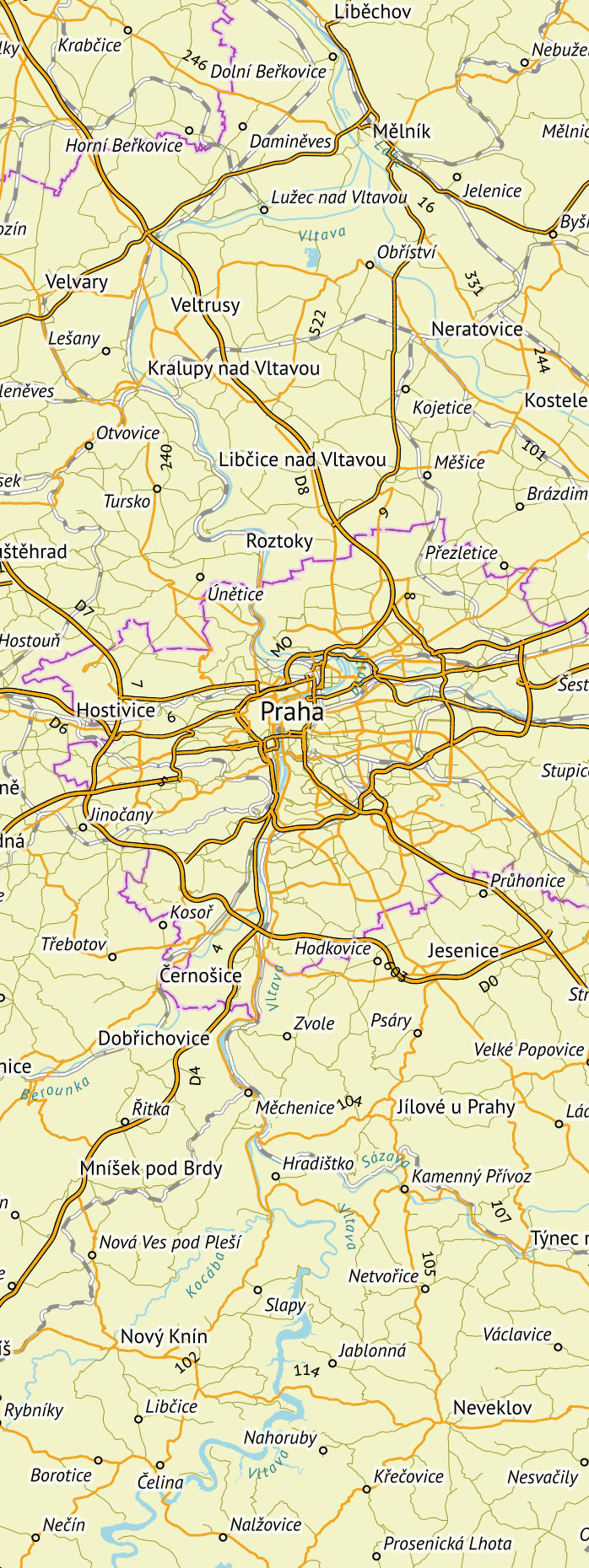 Векторные карты Чехии для скачивания и печати AI SVG EPS PDF CDR