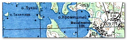 Карты озёр Жижицкое и Двинье