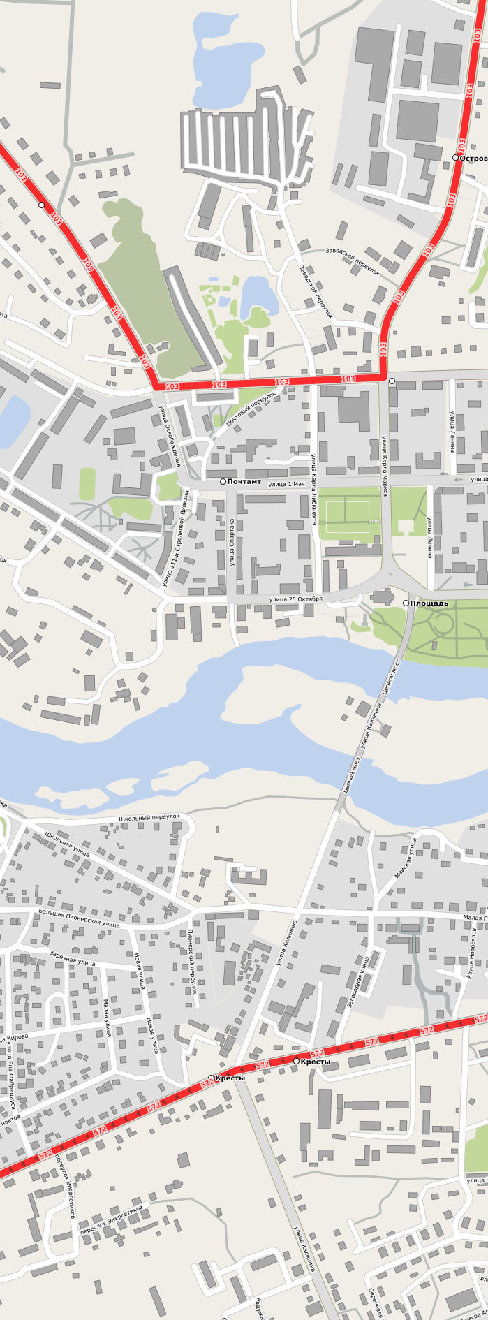 Карты города Острова