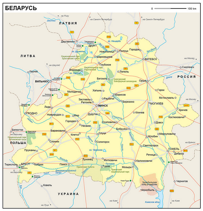 Векторные карты Беларуси для скачивания и печати AI SVG EPS PDF CDR