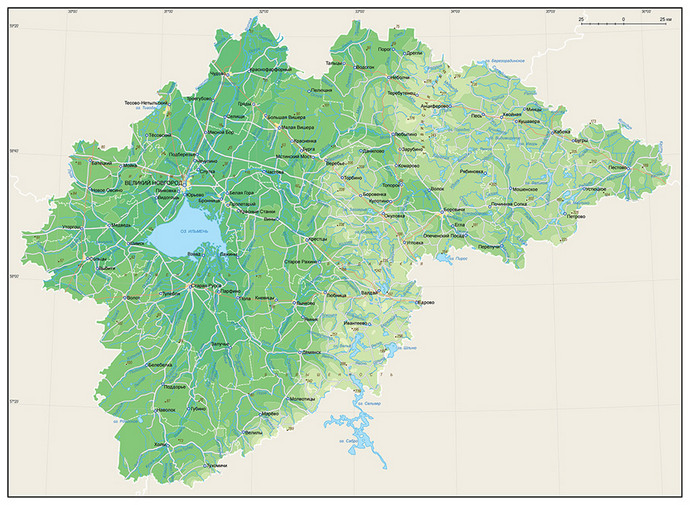 Карты Новгородской области