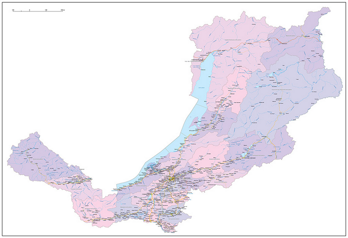 Векторные карты Республики Бурятия для скачивания и печати AI SVG EPS