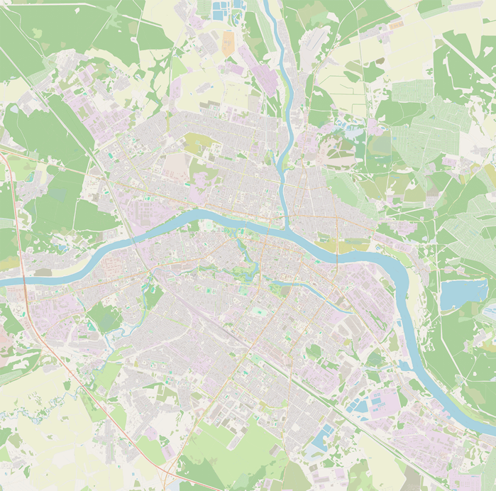 Растровые карты Твери для скачивания и печати PDF PNG JPG GeoTIFF