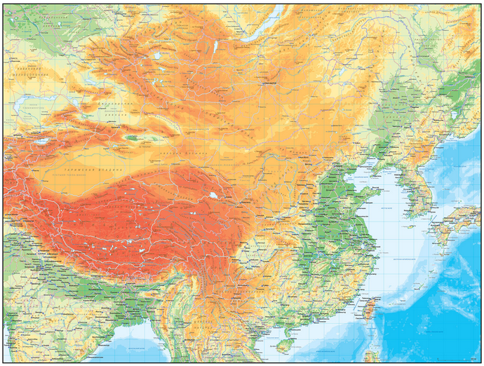 Векторные карты Китая для скачивания и печати AI SVG EPS PDF CDR