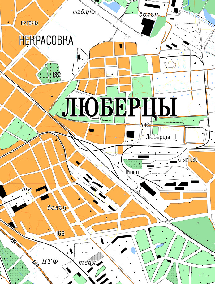 Топографическая карта Москвы [500м]