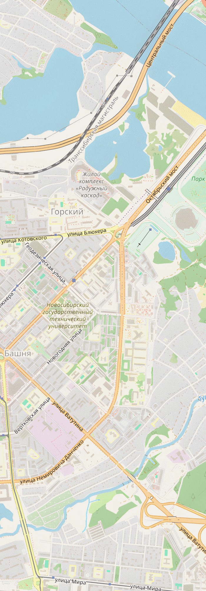 Карта Новосибирск-МА