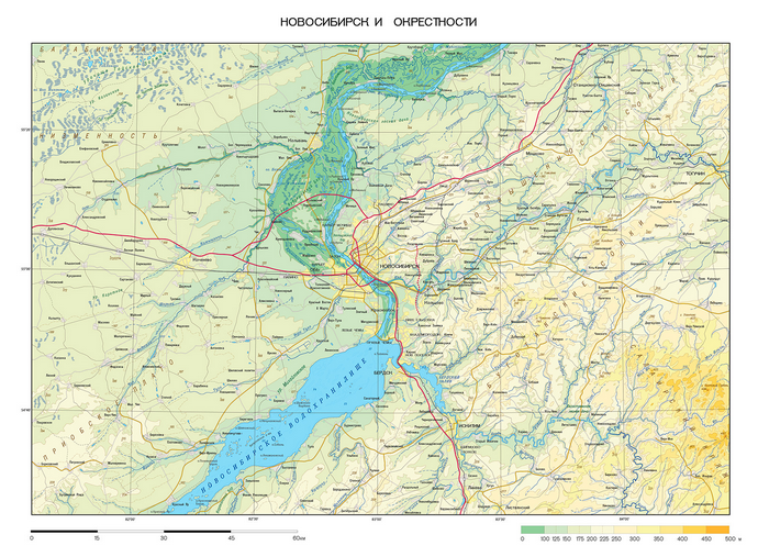 Векторные карты Новосибирска для скачивания и печати AI SVG EPS PDF CD