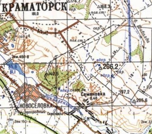 Карта краматорска донецкой области с улицами и номерами домов