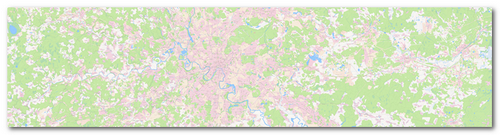 Карта Московской агломерации