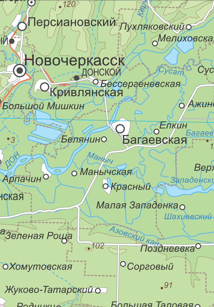 Векторные карты Ростовской области для скачивания и печати AI SVG EPS