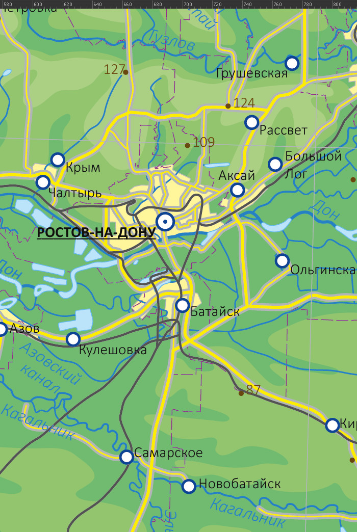 Карты Ростовской области