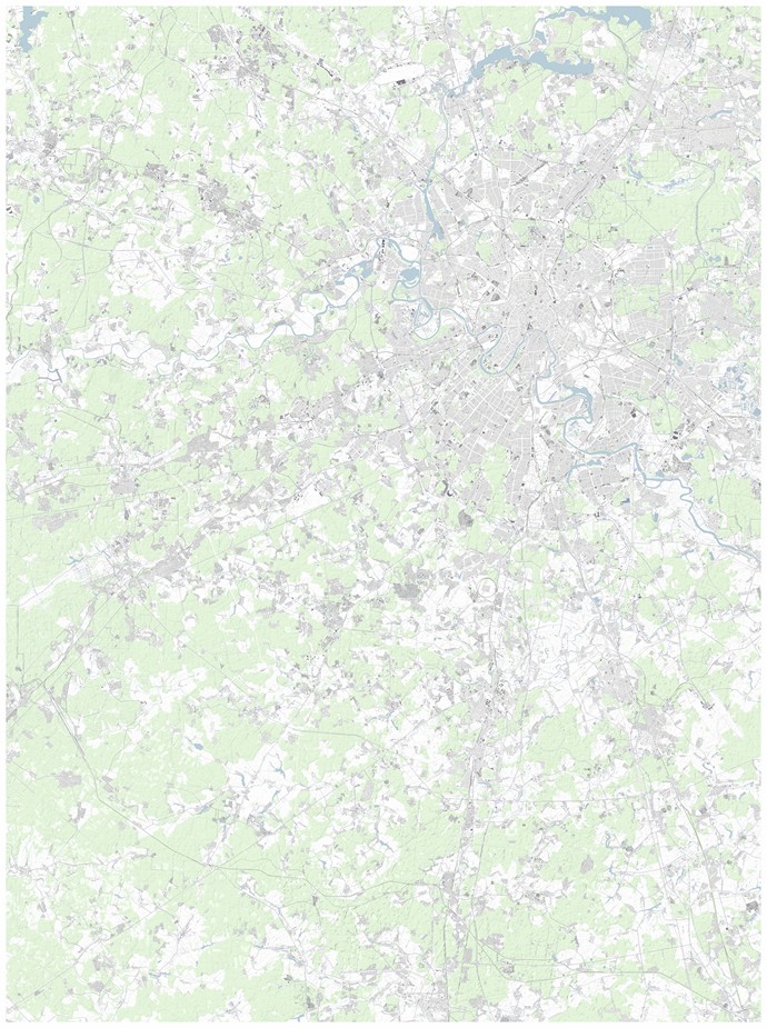 Контурные карты Москвы