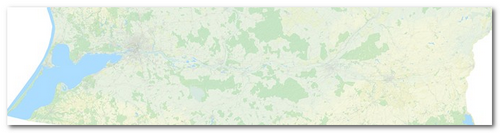 Подробная карта Калининградской области
