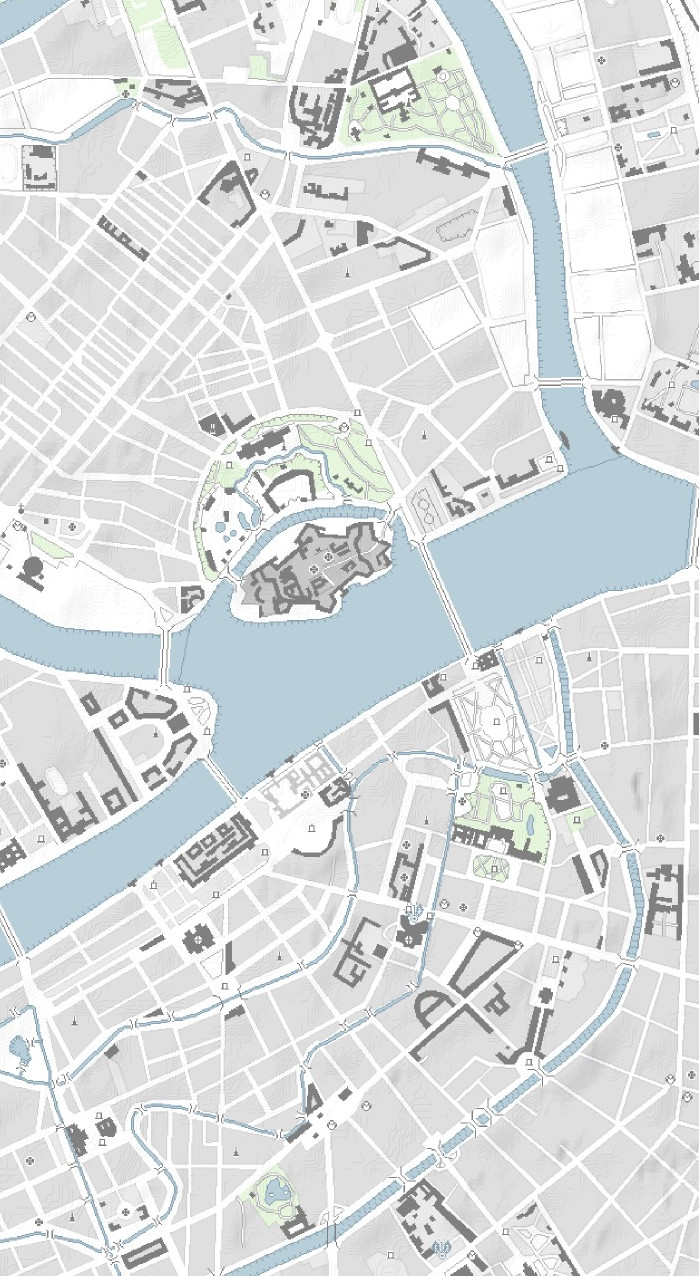 Контурные карты Санкт-Петербурга