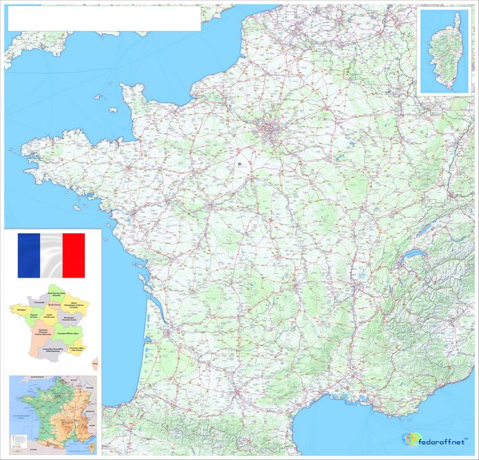 Карты Франции