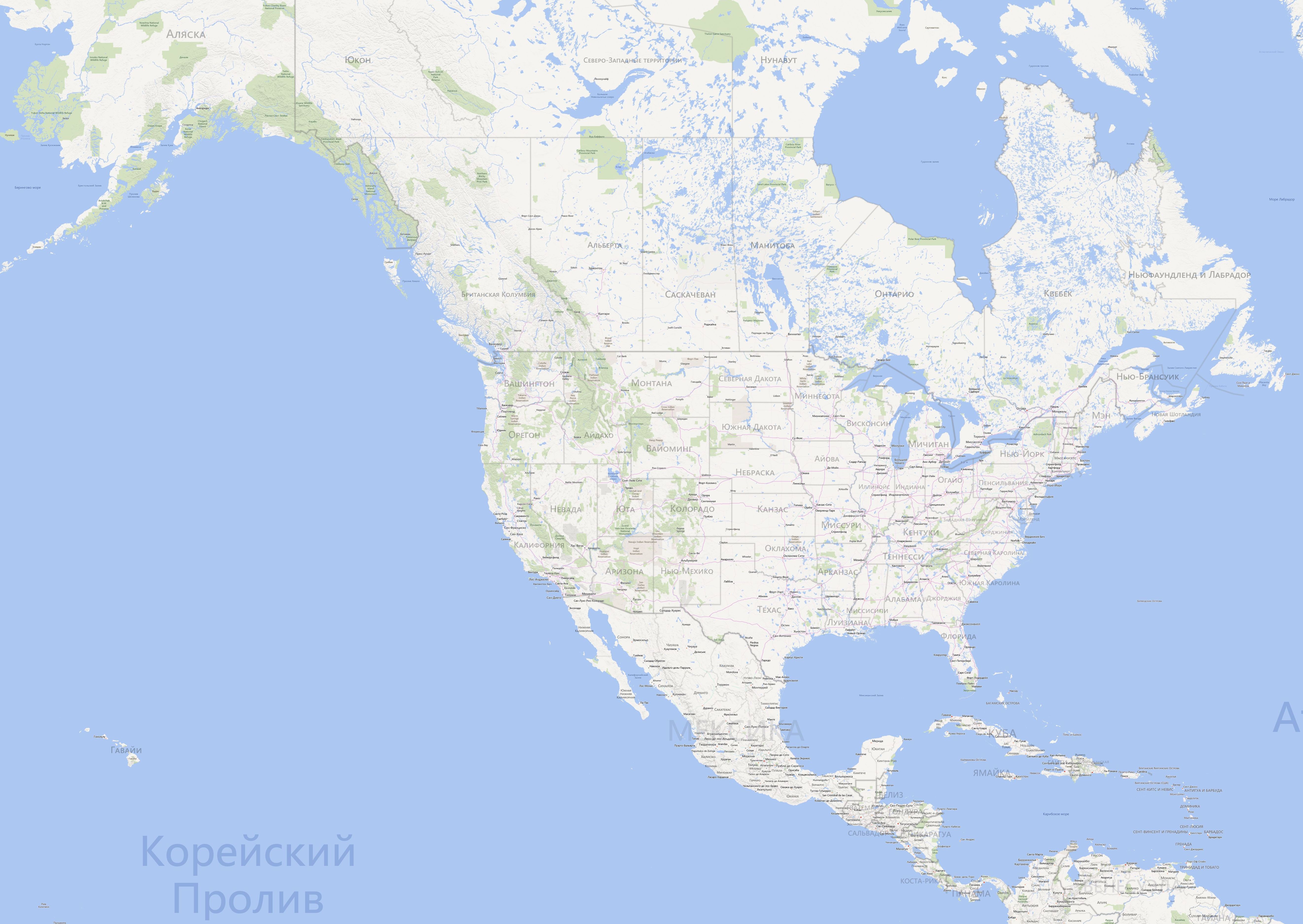 Площадь северной америки с островами. Карта Америки. Топографическая карта Северной Америки. Острова Северной Америки на карте. Административная карта Северной Америки.