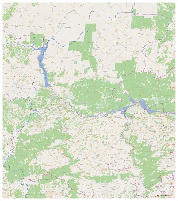 Карты Нижегородской области