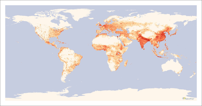 Демографическая карта мира