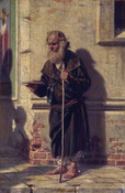 Прянишников Илларион Михайлович. У церкви. 1867