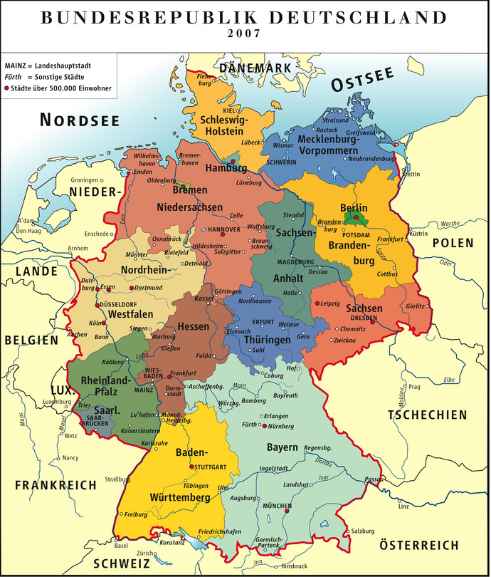 География Германии